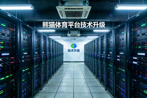 熊猫体育平台技术升级 - 服务器机房高清图片