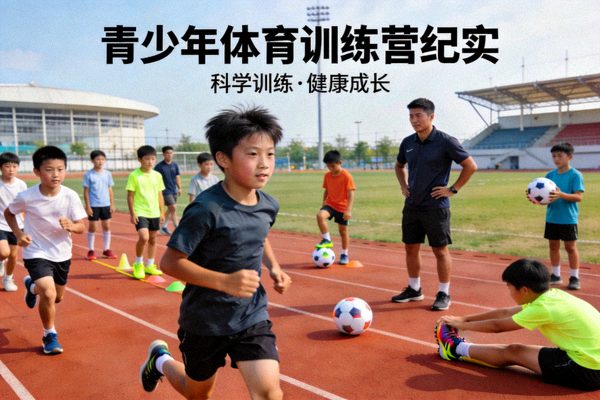 青少年体育训练营纪实 - 青少年在专业指导下进行体育训练